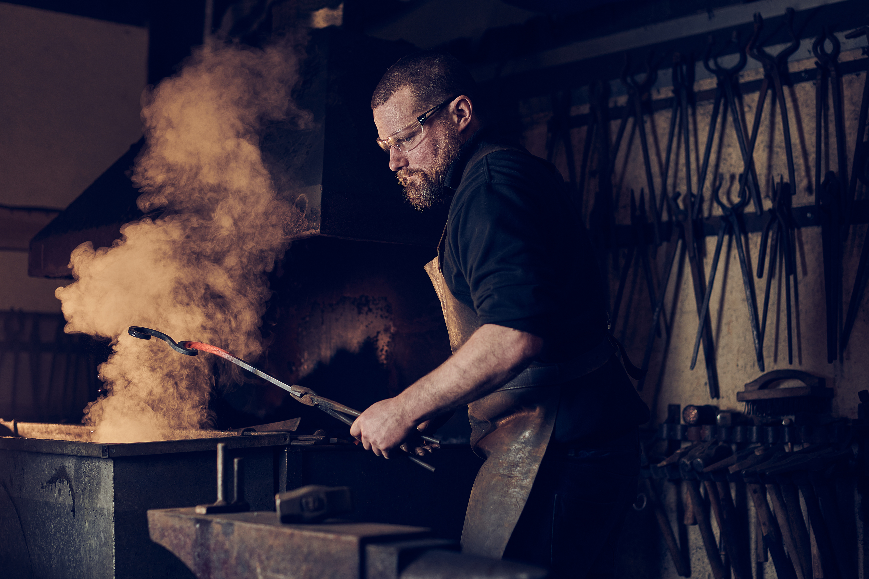 William Holland, Master Blacksmith at Phoenix Forge